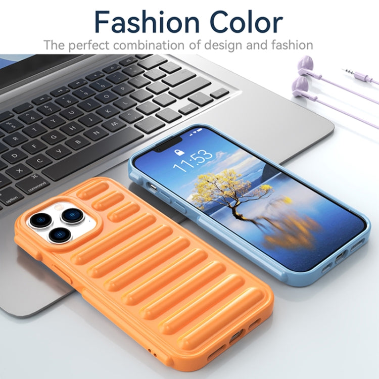 For iPhone 16e Capsule Series Candy Color TPU Phone Case(Blue) by bashfashion