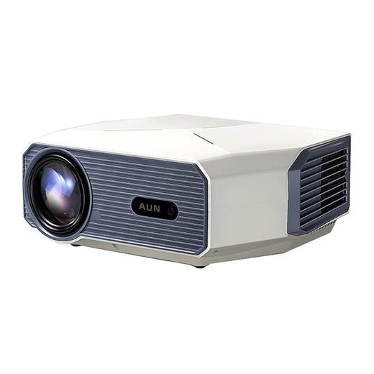 AUN A004 Pro 1920 x 1080P 9000Lumen Android 9.0 Portable LCD Projector, UK Plug(White) by AUN