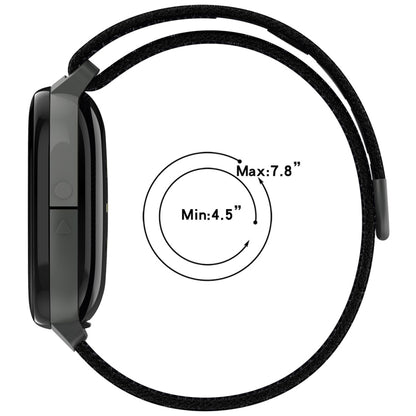 For Fitbit Ace LTE Nylon Loop Watch Band(Rainbow) by bashfashion