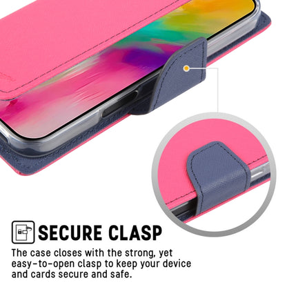 For iPhone 16 Plus GOOSPERY FANCY DIARY Cross Texture Leather Phone Case(Rose Red) by GOOSPERY