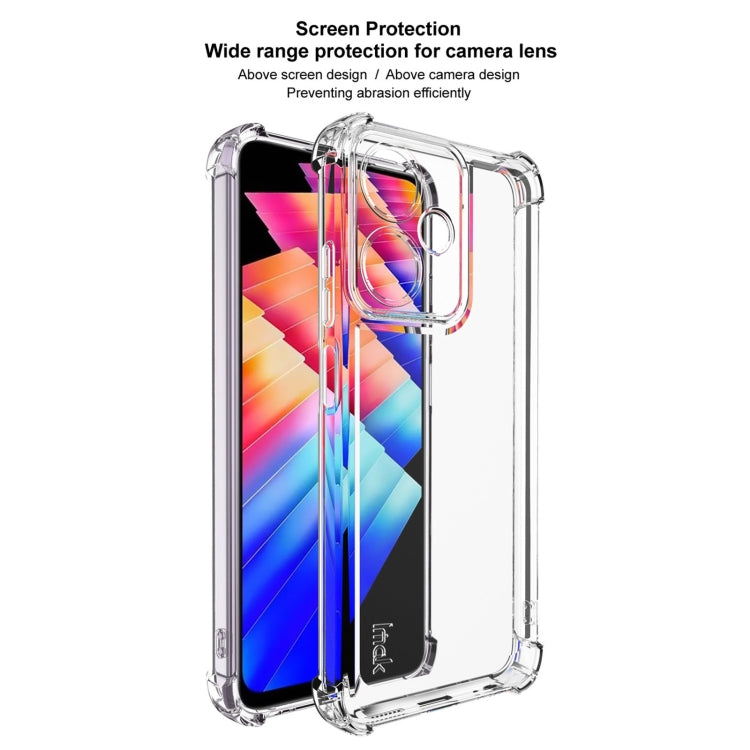 For Infinix Hot 30 Play / 30 Play NFC IMAK UX-4 Series Four-corner Shockproof Phone Case(Transparent) by imak
