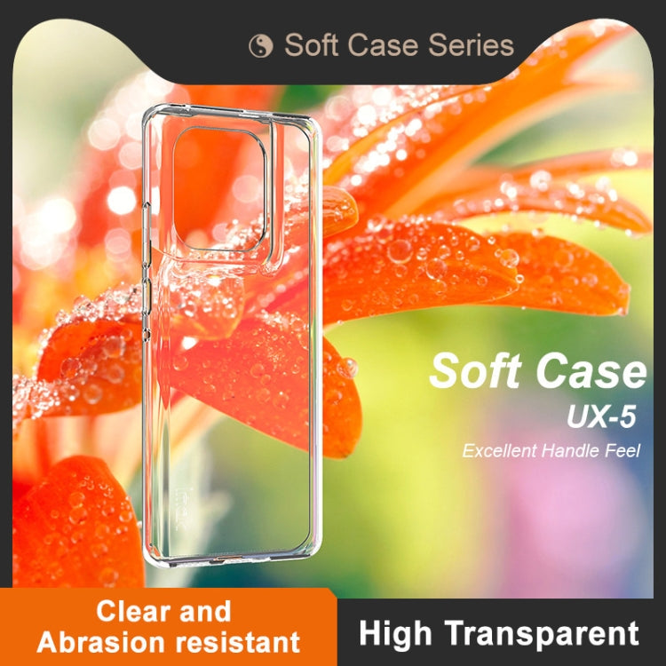 For Motorola Edge 50 Ultra 5G IMAK UX-5 Series Transparent TPU Phone Case(Transparent) by imak