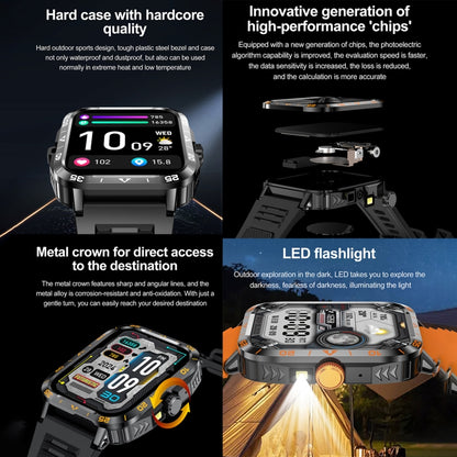 ZW59 1.95 inch BT Call Sports Smart Watch, Blood Oxygen / Heart Rate / Remote Photography(Black) by bashfashion