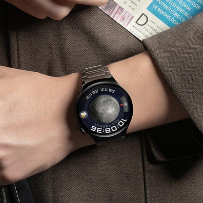 Kalebol 22mm Universal Titanium Scratch Resistant Strap(Titanium) by Kalebol