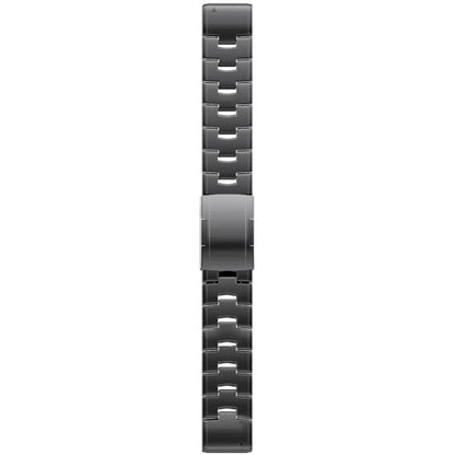 For Garmin Watch 22mm Oracle Titanium Alloy Watch Band(Grey) by bashfashion