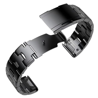 For Garmin Watch 22mm Oracle Titanium Alloy Watch Band(Grey) by bashfashion