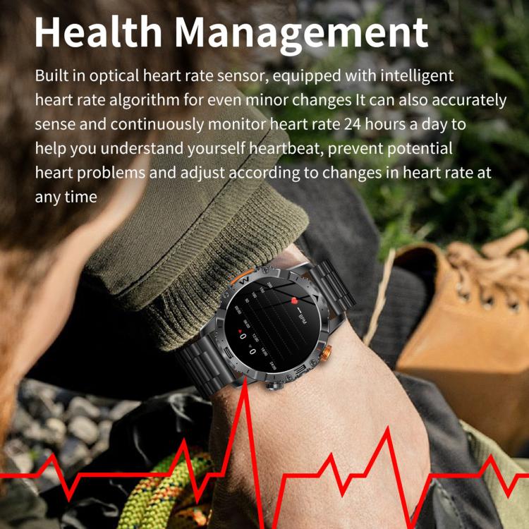 BH11 4G LTE Android 8.1 Smart Watch, 2GB+16GB, Unisoc 8541 Quad Core, Support Heart Rate / Blood Oxygen(Black Silicone) by bashfashion