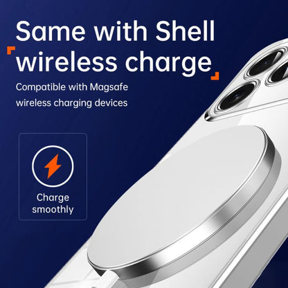 For iPhone 17 SULADA Shine Through Series Plating TPU Transparent Phone Case(Space Black) by SULADA