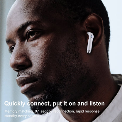 USAMS-IA04 Zero Sense Series Wireless Bluetooth 5.0 Mini TWS Earphone with Charging Box (White) by USAMS