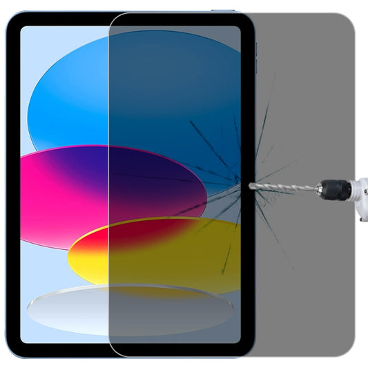 For iPad 2025 / 2022 0.33mm 9H 2.5D Privacy Explosion-proof Tempered Glass Film by bashfashion