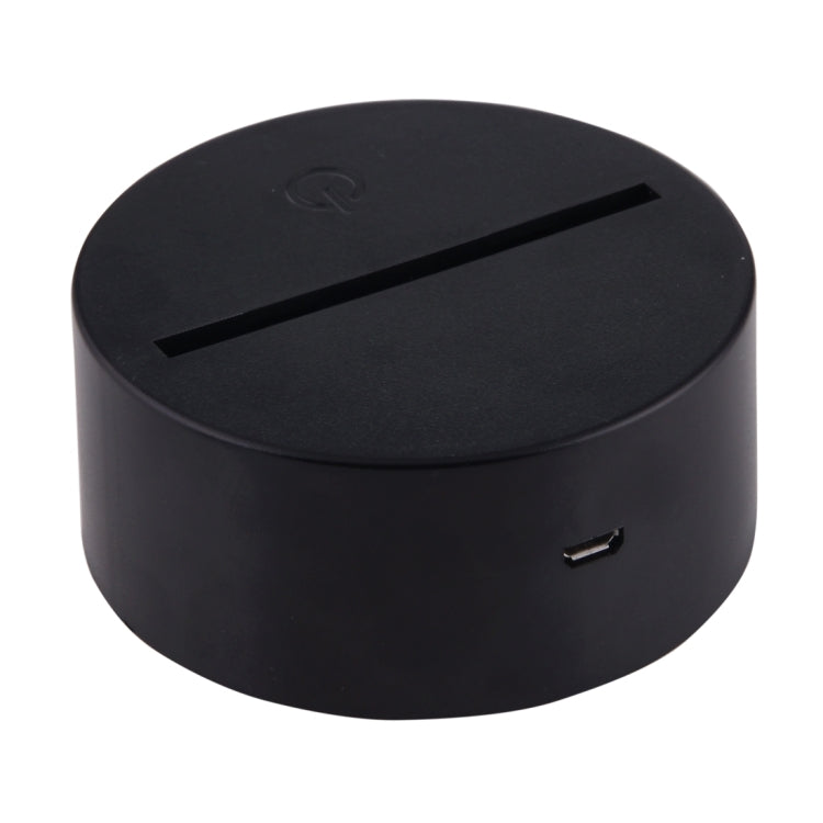 Moon Bears Style 3D Touch Switch Control LED Light , 7 Color Discoloration Creative Visual Stereo Lamp Desk Lamp Night Light by bashfashion