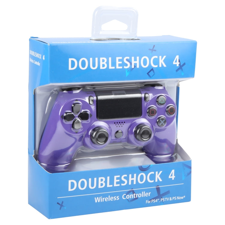 Wireless Bluetooth Snowflake Button Game Controller for Sony PS4 (Purple) by bashfashion