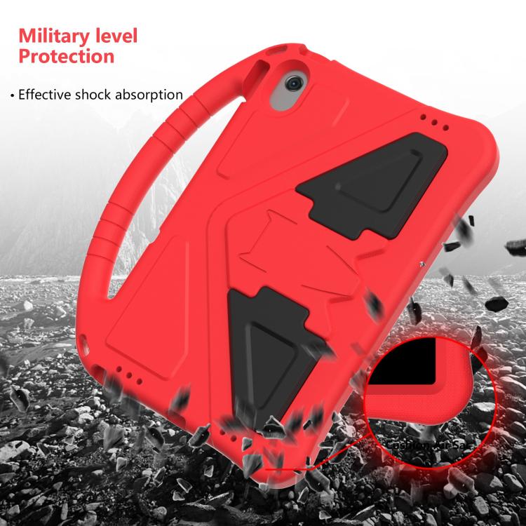 For Samsung Galaxy Tab A8 10.5 2021 X200 / X205 EVA Shockproof Tablet Case with Holder(Red) by bashfashion