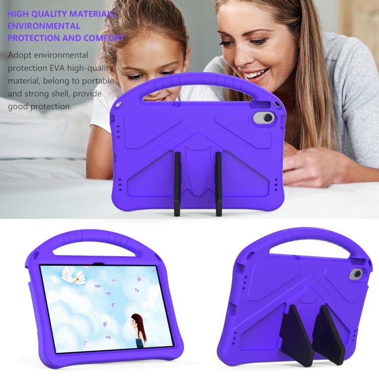 For Samsung Galaxy Tab A8 10.5 2021 X200 / X205 EVA Shockproof Tablet Case with Holder(Purple) by bashfashion
