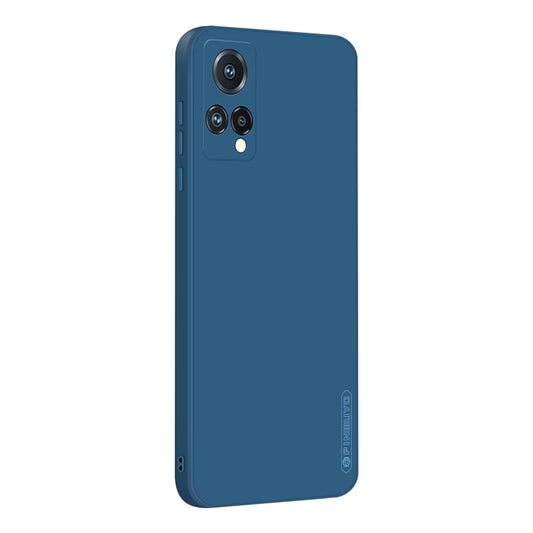For Meizu 18X PINWUYO Liquid Silicone TPU Phone Case(Blue) by PINWUYO