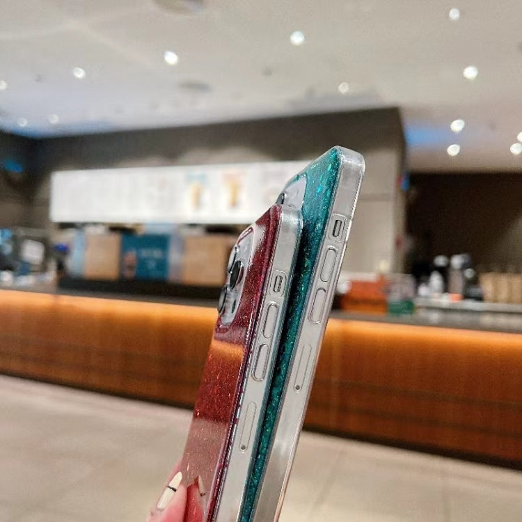 For iPhone 16e Glitter Sequins Epoxy TPU Phone Case(Silver) by bashfashion