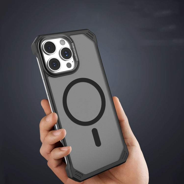 For iPhone 16 Plus Starshield Frameless MagSafe PC Phone Case(Grey) by bashfashion