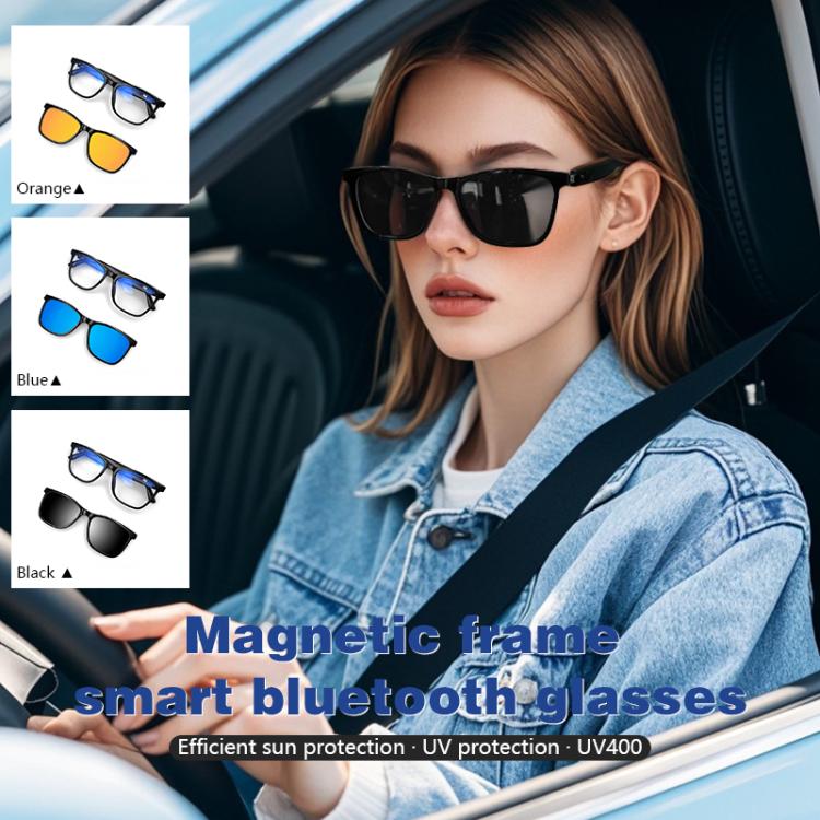 GS05 Smart Glasses, Support AI Smart Chip / Bluetooth Call / Remote Control Photography(Blue) by bashfashion