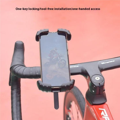 Z012 360 Degree Rotation Motorcycle Bicycle Handlebar Rearview Mirror Phone Mount(Handlebar) by bashfashion