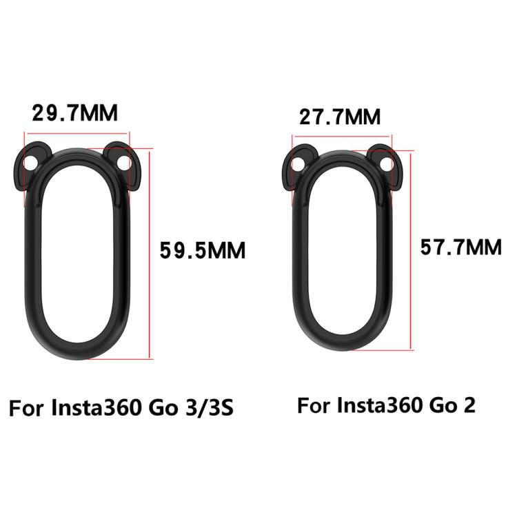 For Insta 360 Go 2 Solid Color Silicone Protective Case(Dark Blue) by bashfashion