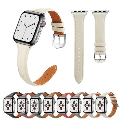For Apple Watch 3 / 2 / 1 Generations 38mm Universal Thin Leather Strap(Crazy Horse Brown) by bashfashion