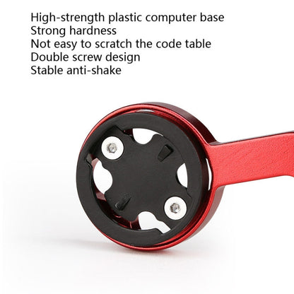 Bicycle Mountain Bike Aluminum Alloy Code Table Stand Universal Code Table Extension Flashlight Bracket(Red) by bashfashion