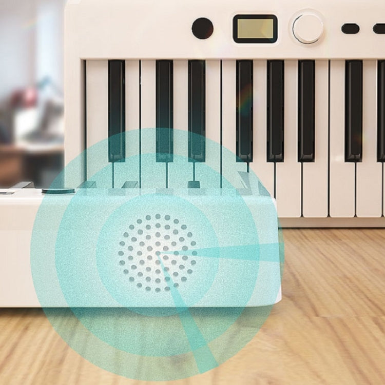 Wersi 88-Key Foldable Portable Electronic Piano Keyboard For Beginners Practice Piano, USB(White) by bashfashion