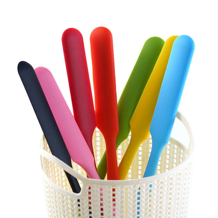 Long Silicone Spatula Butter Cake Cream Scraper Baking Tool(Yellow) by bashfashion