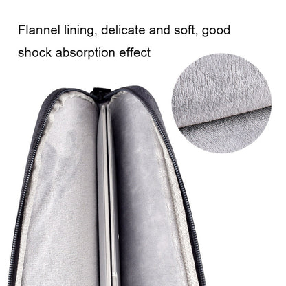 ST09 Portable Single-shoulder Laptop Bag, Size: 13.3 inches(Gray with Shoulder Strap) by bashfashion