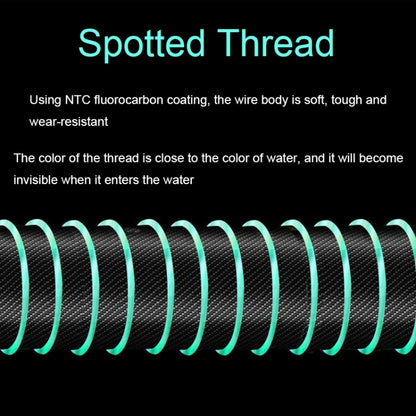 2pcs Outdoor Fishing Anti-tangle Spotted Invisible Line Set with Scale, Size: 4.5m(1.5) by bashfashion