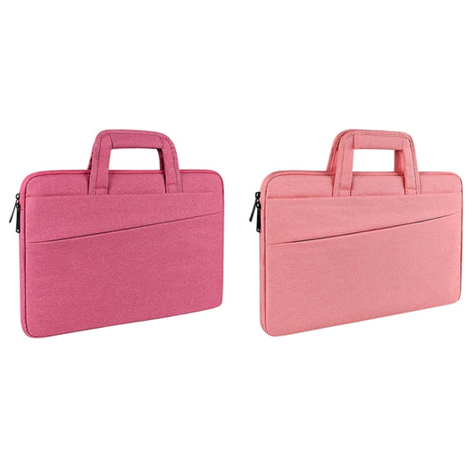 ST03 Waterproof Laptop Storage Bag Briefcase Multi-compartment Laptop Sleeve, Size: 13.3 inches(Pink) by bashfashion