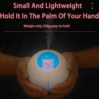 WT-TX5 USB Direct Insert Version Humidifier Mini Planet Cat Desktop Purifier(Pink) by bashfashion