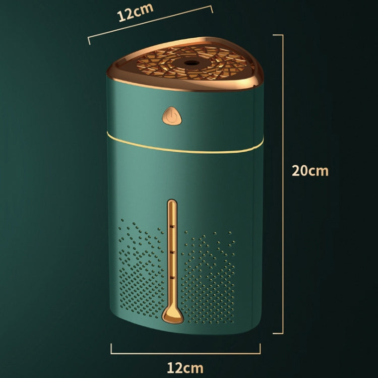 Silent USB Plug-In Silver Ion Purifying Humidifier Household Night Light Atomizer, Color: White by bashfashion