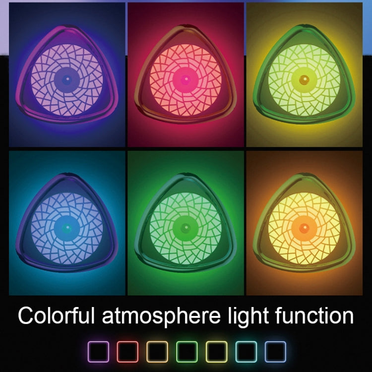 Silent USB Plug-In Silver Ion Purifying Humidifier Household Night Light Atomizer, Color: White by bashfashion