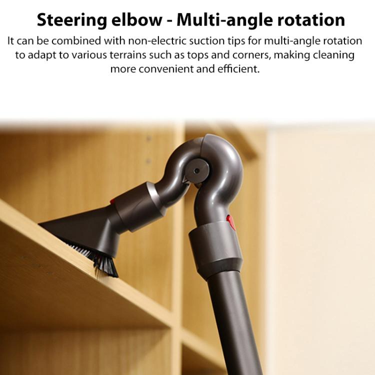 For Dyson V7 / V8 / V10 / V11 / V15 Steering Elbow Hose Up Top Adapter by bashfashion