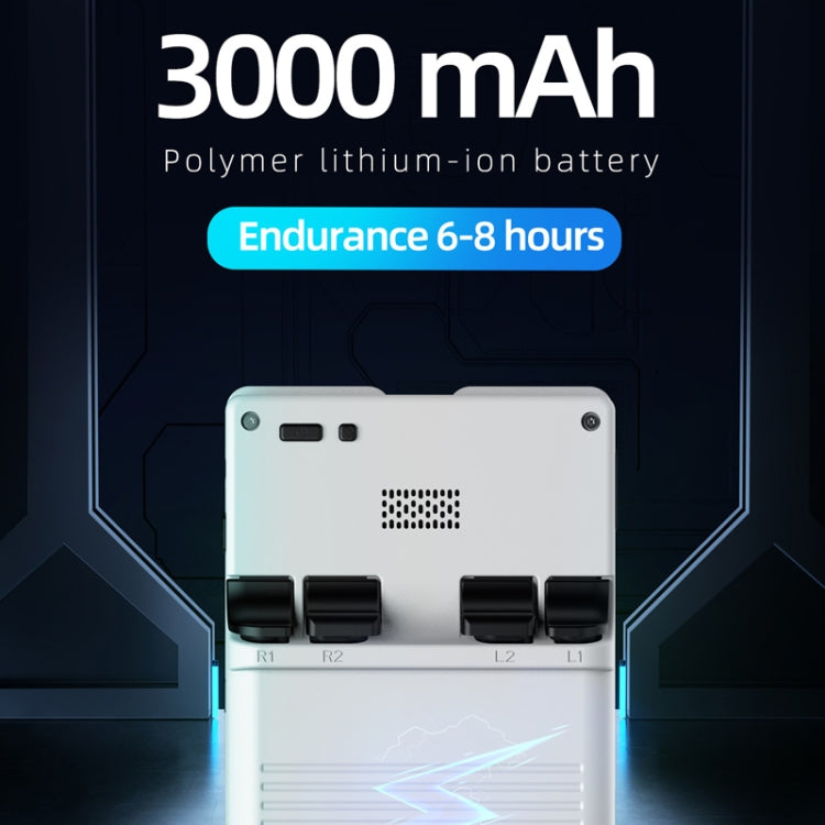 AMPOWN XU10 Handheld Game Console 3.5-Inch IPS Screen Linux System Portable Video Arcade 128G(White) by AMPOWN