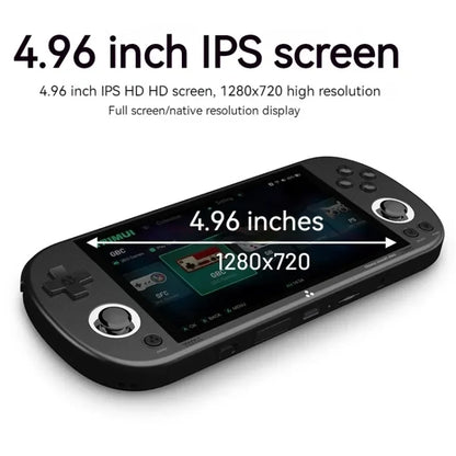 Trimui Smart Pro 4.96 Inch IPS Screen Handheld Game Console Open Source Linux System 128G(Grey) by Trimui