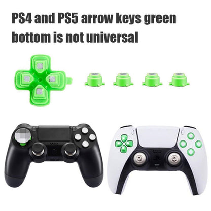 For PS4 20pcs /Set Gamepad Metal Buttons Mushroom Head Magnetic Base Cross Keys Accessory Set by bashfashion