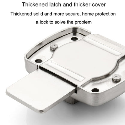 Stainless Steel Rotate Bolt Latch Anti-Theft Security Bathroom Door Lock Spring Latch, Specification: Extra Large Red Bronze by bashfashion