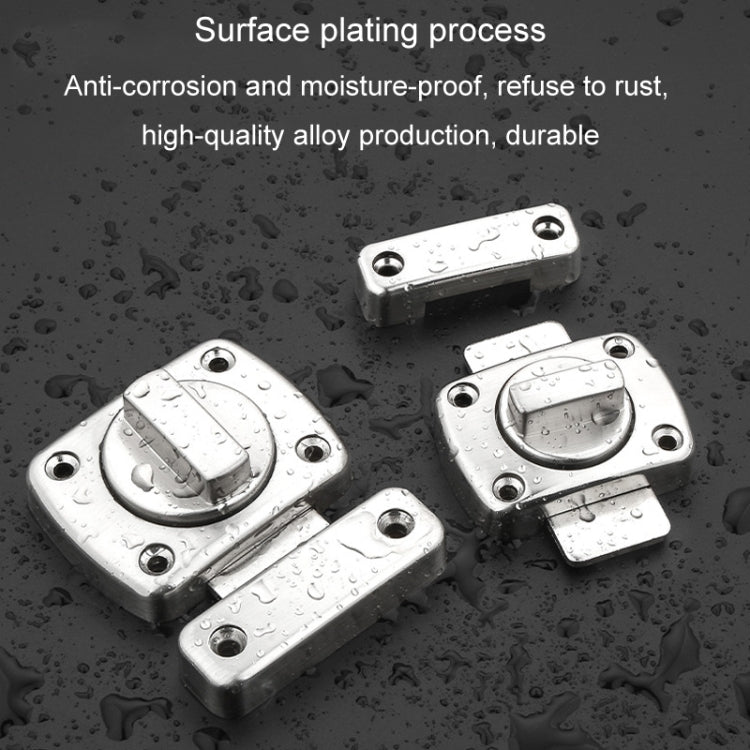 Stainless Steel Rotate Bolt Latch Anti-Theft Security Bathroom Door Lock Spring Latch, Specification: Extra Large Red Bronze by bashfashion