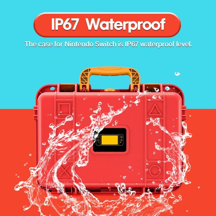 DEVASO For Switch / OLED IP67 Waterproof Storage Case Hardshell Bag, Color: Black+Shoulder Strap by DEVASO