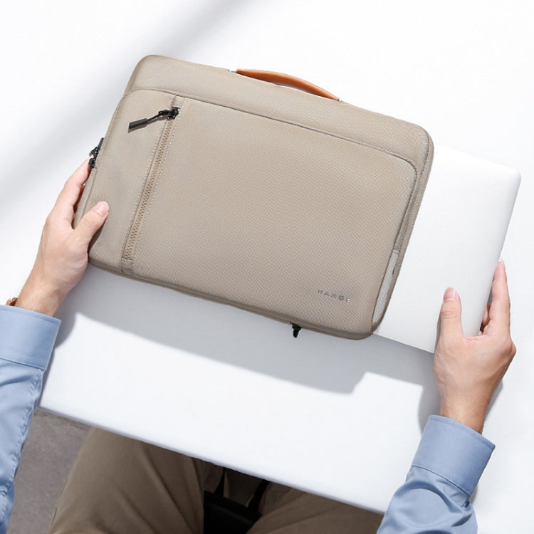 BANGE BG-6802 Laptop Bag Notebook Protective Case, Color: Khaki Large by BANGE