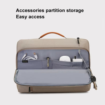 BANGE BG-6802 Laptop Bag Notebook Protective Case, Color: Khaki Large by BANGE