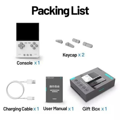 TRIMUI BRICK Open Source Pocket Console Portable Wireless Bluetooth HD Retro Arcade, Size: 64G(Red) by TRIMUI