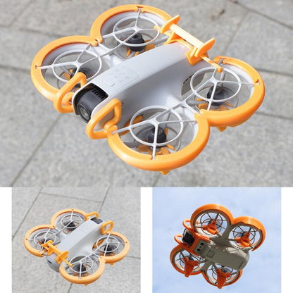 For DJI Neo CQT Impact Protection Cover + Bumper + Folding Stand + Tail Wing 4 In 1 Set(Orange) by CQT