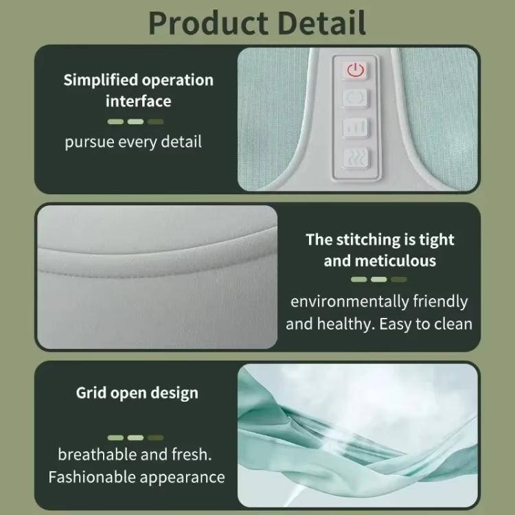 Z5 Dual-frequency Red Light Constant Temperature Hot Compress Foot Massager, Spec: US Plug(Black) by bashfashion