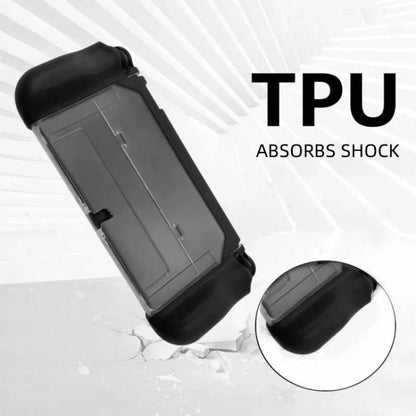 For Nintendo Switch OLED / Joy-Con 2 In 1 Protective Case TPU Cover Support(Black) by bashfashion