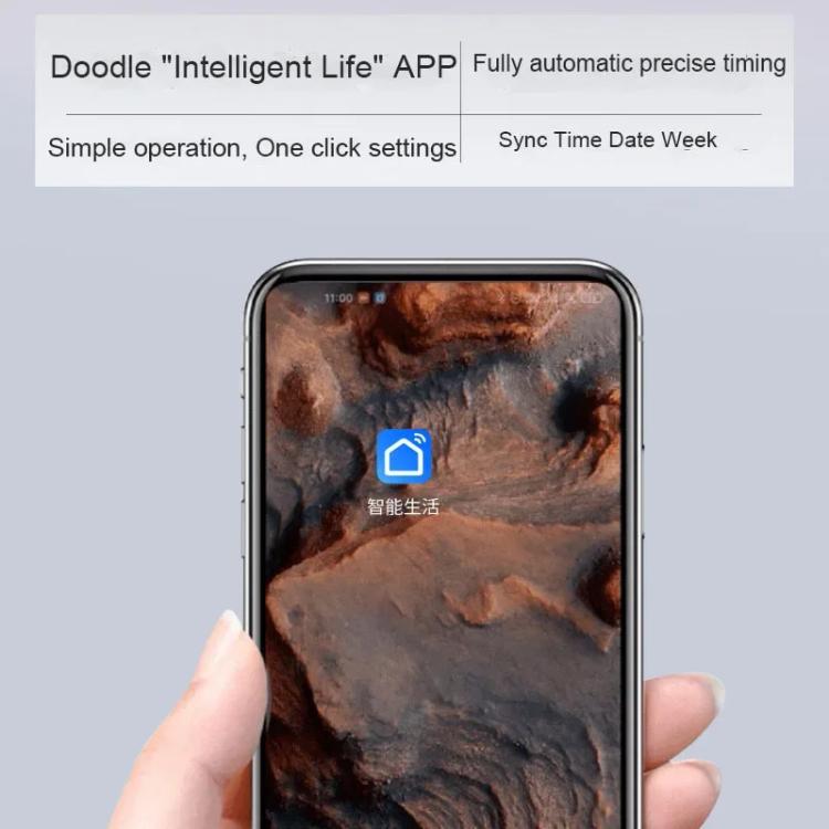 Wifi App Control LED Digital Wall Clock With RGB Light Multi-Functional Alarm Clock(White Shell Cloth Surface) by bashfashion