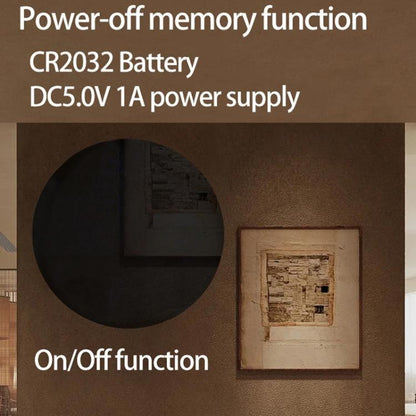 11.6-Inch White Light Wall Clock With Remote Control Multi-Functional Alarm Clock White+Cloth by bashfashion