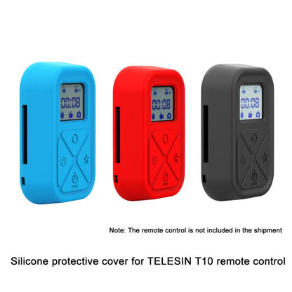 For TELESIN T10 Remote Control Silicone Protective Case Anti-scratch and Drop-proof Cover(Blue) by bashfashion
